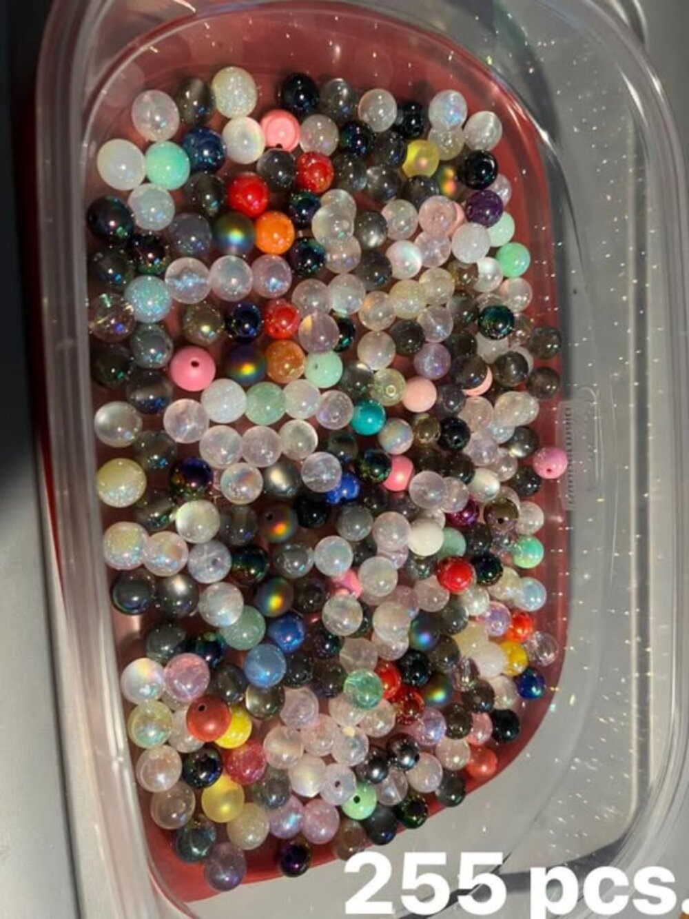 255 pcs. Hard Beads (all different sizes)